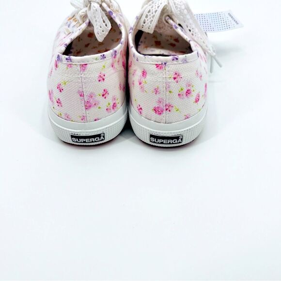 NWT LoveShackFancy × Superga  Sneaker Floral Shoes Size 10 - Picture 10 of 13